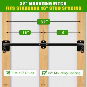 SELEWARE 32"/36" Wall Mount Pull Up Bar Review