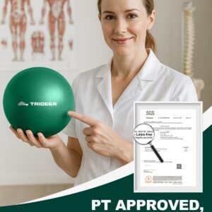 Trideer Exercise Ball for Physical Therapy, 9 Inch Pilates Ball